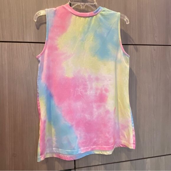 Good Vibes Tie Dye Tank Oversized Small - Picture 4 of 5